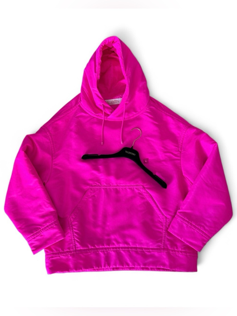 Valentino Stud-detail Padded Hoodie Size Medium Oversized. Never Worn